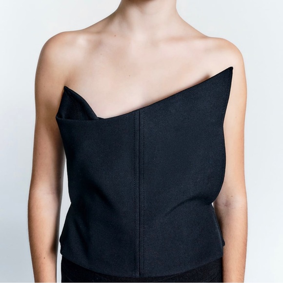 Zara Asymmetric Bustier Limited Edition - Picture 7 of 8
